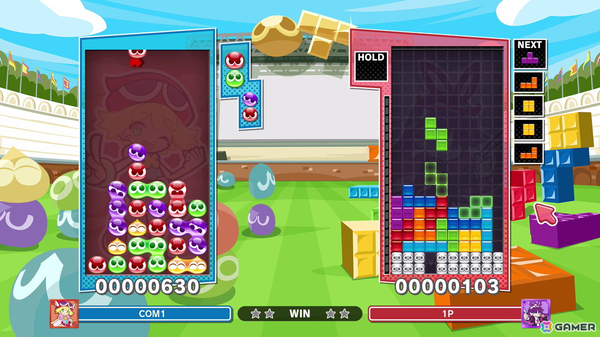 「ぷよぷよテトリス2S」がSwitch 2で6月5日に発売!1つのフィールドを2人で操作して対戦する新モード「いっしょにぷよテト」も追加の画像