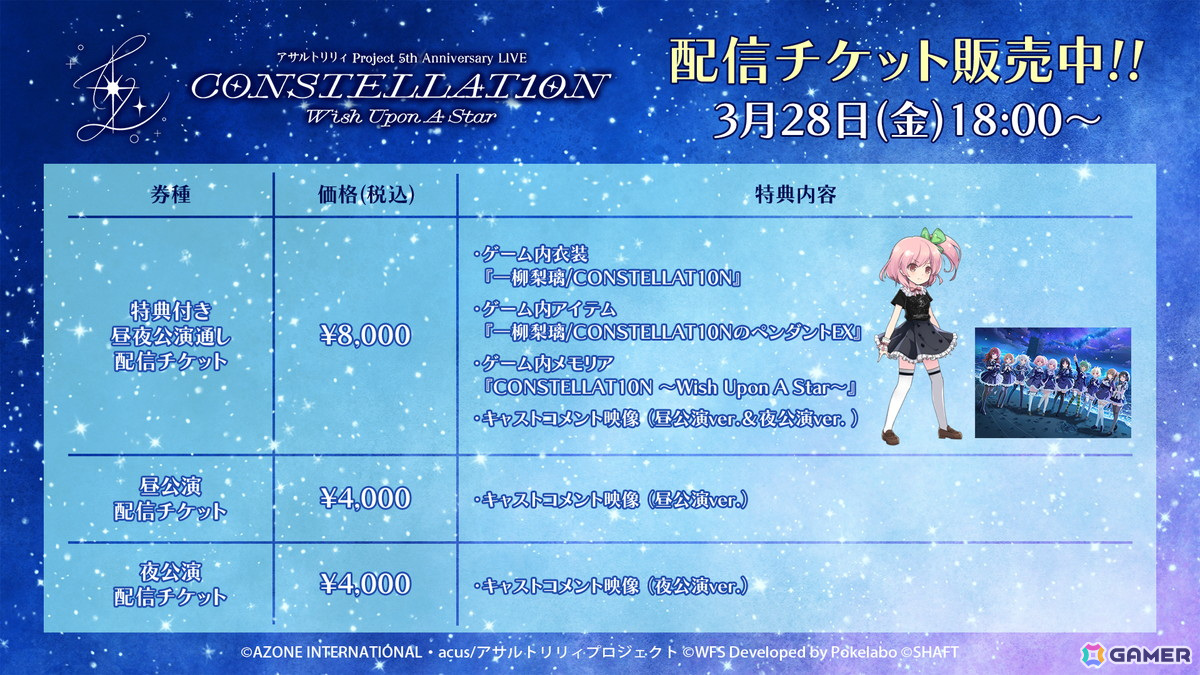 アサルトリリィプロジェクト5周年ライブ昼公演をレポート！梨璃・結梨による「はんぶんこのミルフィーユ」など初披露の楽曲もの画像