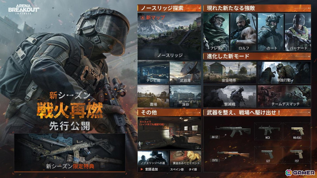 PC版「アリブレ」の新シーズン「戦火再燃」が4月29日より開始！装備ロストなしの「安全地帯」や新たなマップ＆チームモードが追加の画像