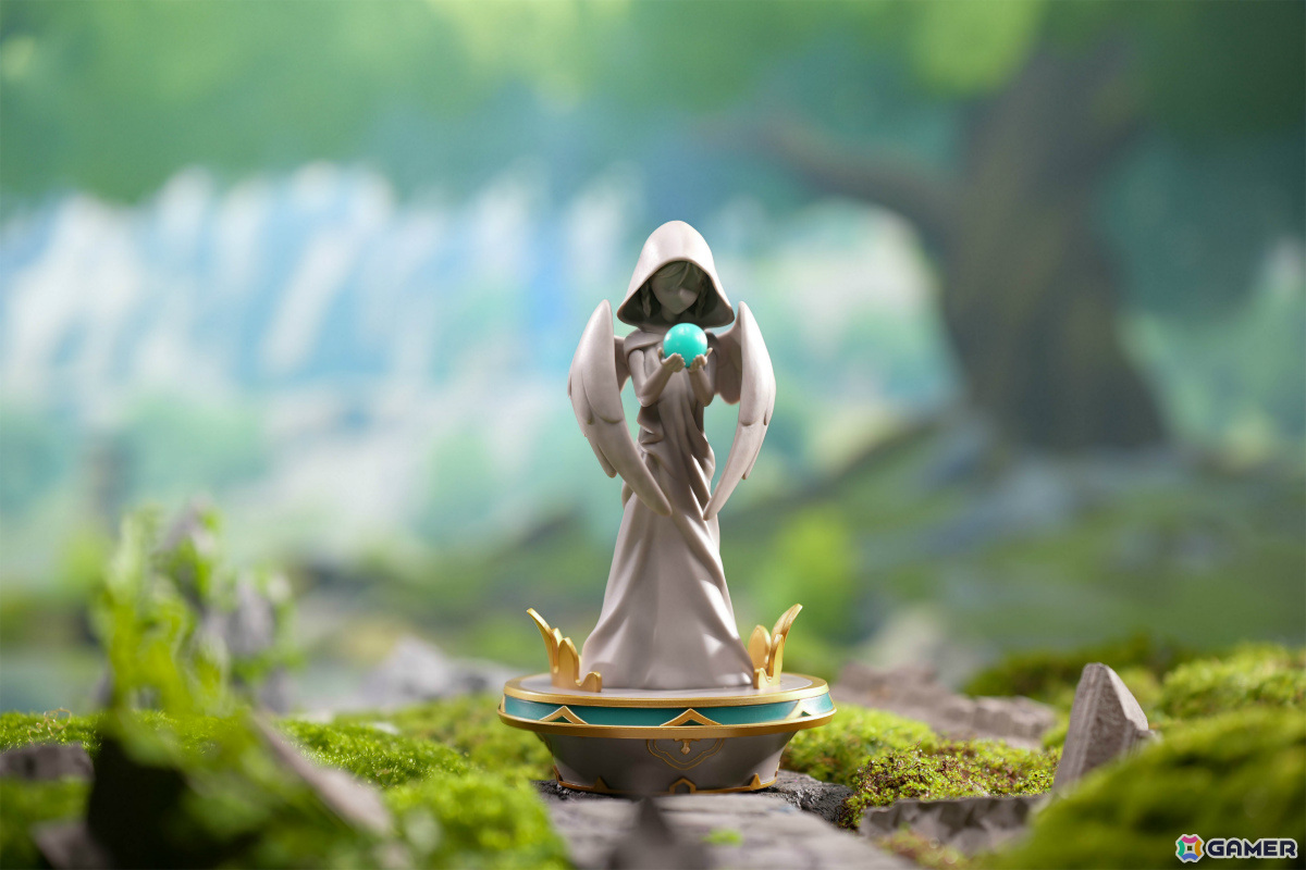 「原神」モンドの七天神像がフィギュアライトになって登場!球体と台座部分が光るの画像