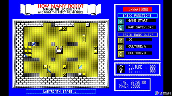 ロボットを育てて爆弾を解除するパズルゲーム「EGGコンソール ハウ・メニ・ロボット PC-8801mkIISR」が配信！の画像