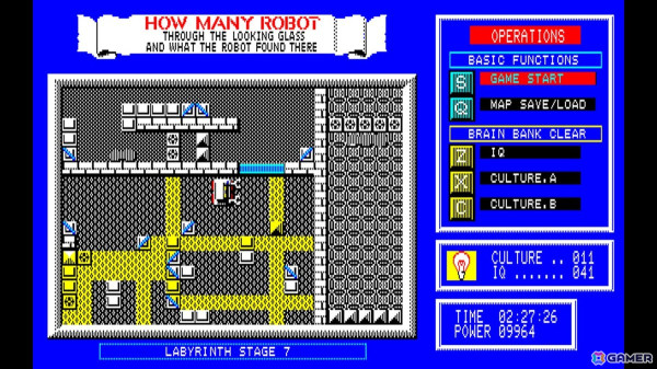 ロボットを育てて爆弾を解除するパズルゲーム「EGGコンソール ハウ・メニ・ロボット PC-8801mkIISR」が配信！の画像