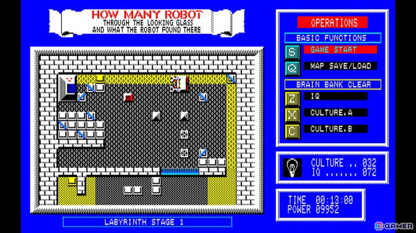 ロボットを育てて爆弾を解除するパズルゲーム「EGGコンソール ハウ・メニ・ロボット PC-8801mkIISR」が配信！の画像