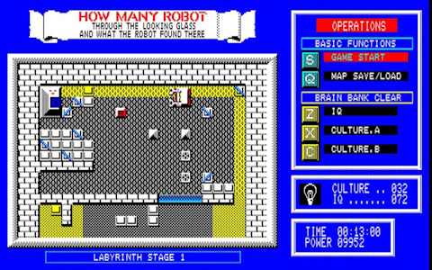 ロボットを育てて爆弾を解除するパズルゲーム「EGGコンソール ハウ・メニ・ロボット PC-8801mkIISR」が配信！