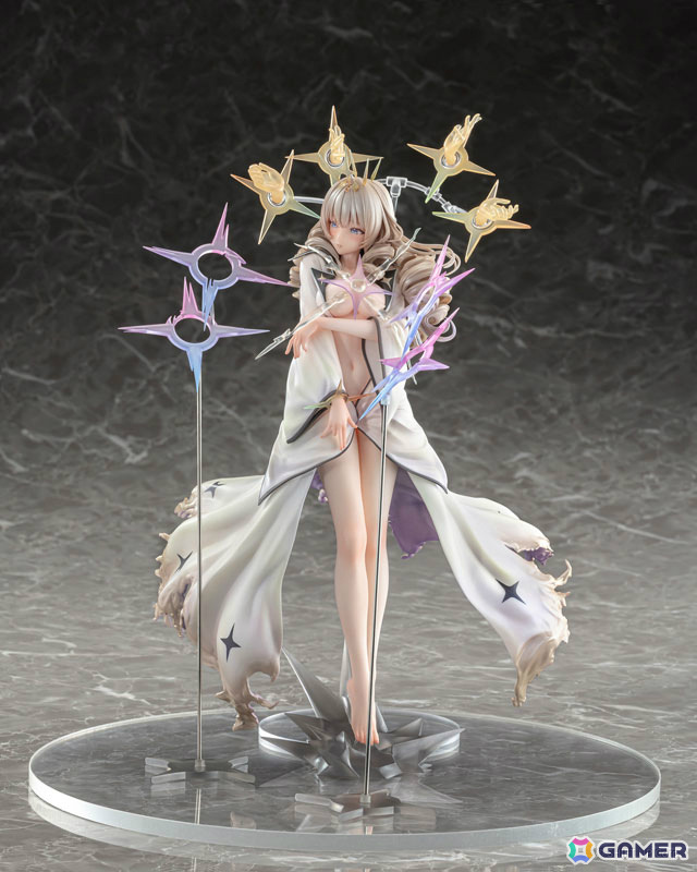 「勝利の女神:NIKKE」クラウンが“ネイキッドキング”の姿で1/7スケールフィギュアに!照れ顔のフェイスパーツも付属の画像