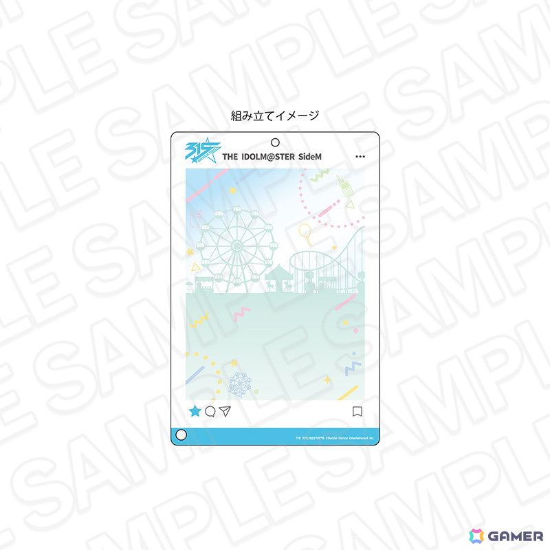 「アイドルマスター SideM×よみうりランド」コラボイベントで販売される描き下ろしイラストを使用したグッズなどを紹介！の画像