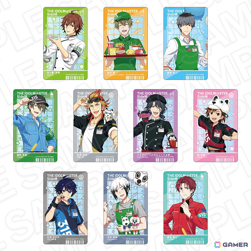 「アイドルマスター SideM×よみうりランド」コラボイベントで販売される描き下ろしイラストを使用したグッズなどを紹介！の画像
