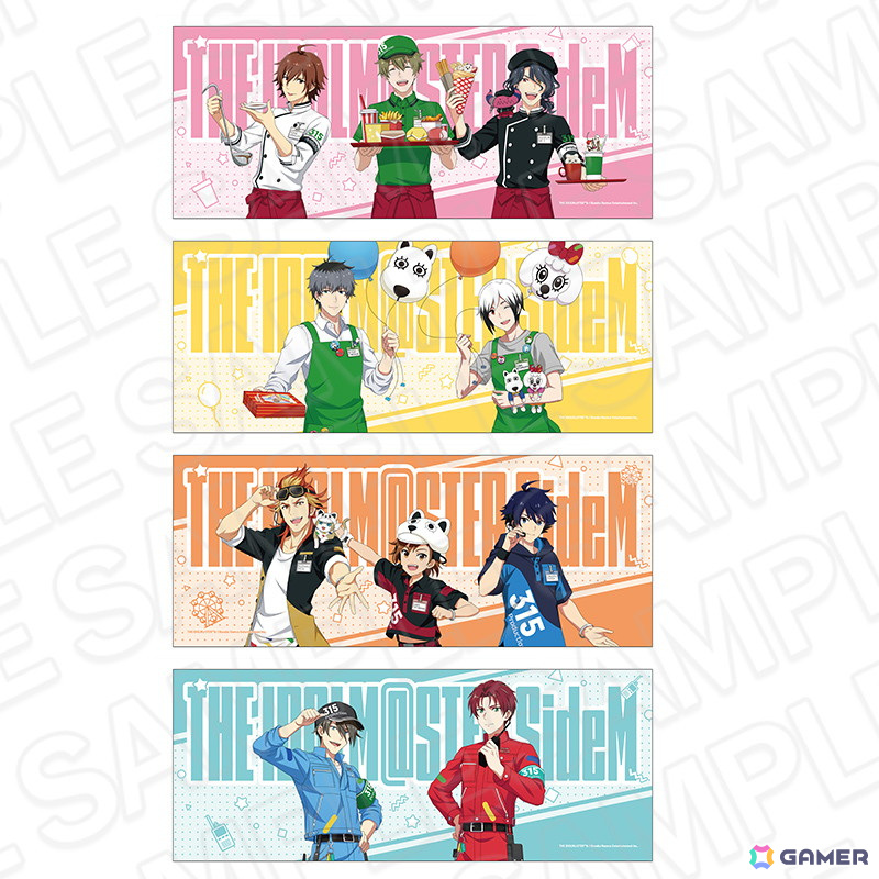 「アイドルマスター SideM×よみうりランド」コラボイベントで販売される描き下ろしイラストを使用したグッズなどを紹介！の画像