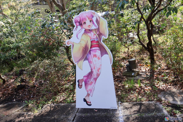 「ヘブンバーンズレッド」×豊島園 庭の湯コラボイベントをレポート――日本庭園に舞い降りた浴衣姿の東城つかさがあまりにもかわいいの画像6