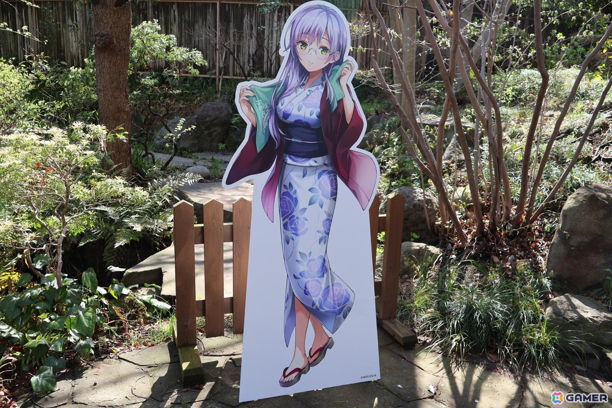 「ヘブンバーンズレッド」×豊島園 庭の湯コラボイベントをレポート――日本庭園に舞い降りた浴衣姿の東城つかさがあまりにもかわいいの画像