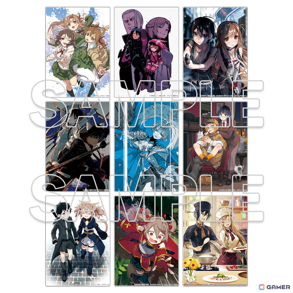 「ソードアート・オンライン」15周年を記念して復刻版キャラファイングラフや公式小説アンソロジーのイラストを使用したグッズの受注販売が開始!の画像