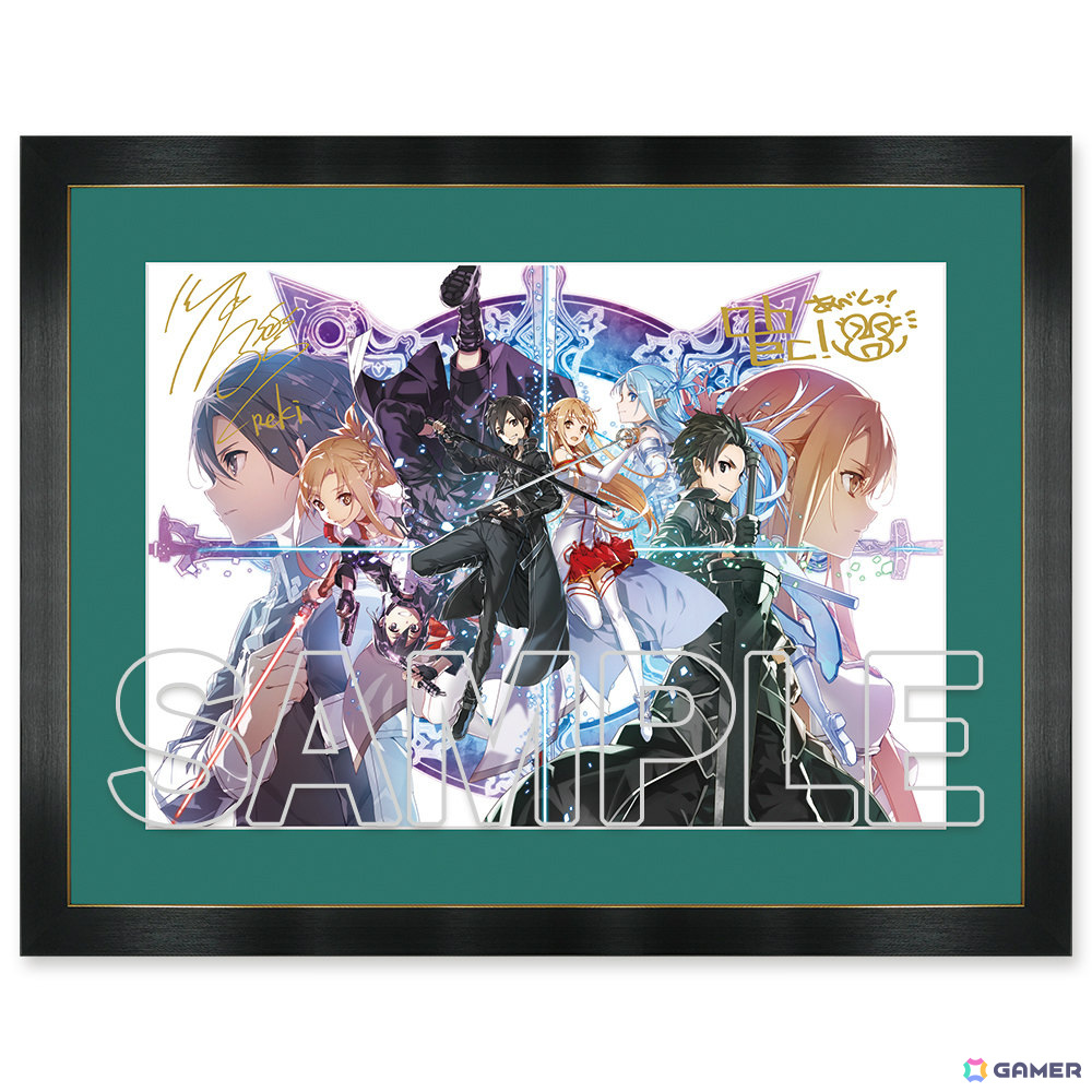 「ソードアート・オンライン」15周年を記念して復刻版キャラファイングラフや公式小説アンソロジーのイラストを使用したグッズの受注販売が開始!の画像