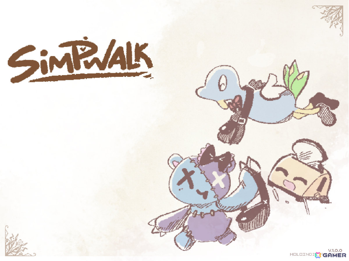 ゆるかわマスコットのオリー、レイネ、アーニャが大冒険!2Dアクション「SIMPWALK」がholo Indieより無料配信の画像