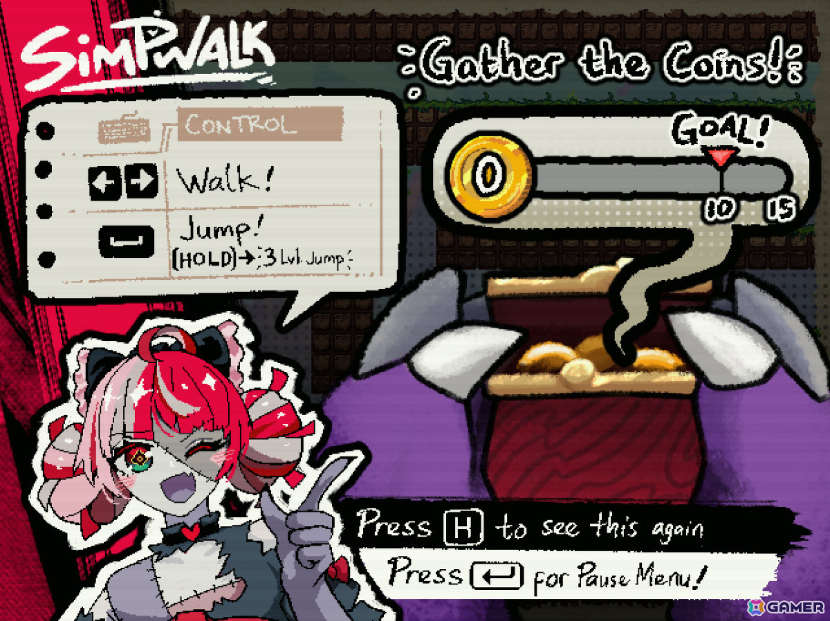 ゆるかわマスコットのオリー、レイネ、アーニャが大冒険！2Dアクション「SIMPWALK」がholo Indieより無料配信の画像5