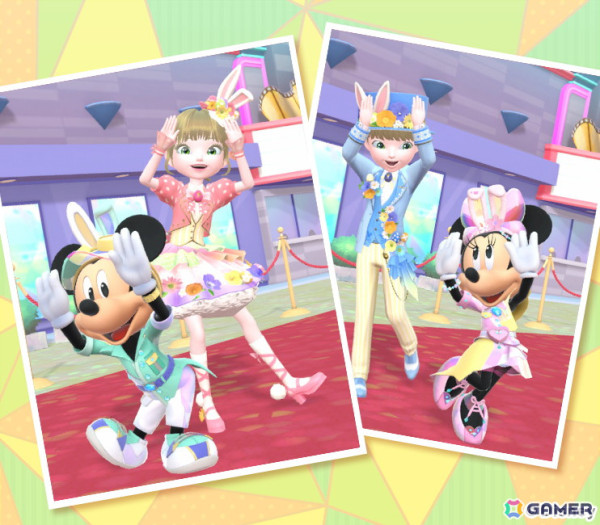 「Disney STEP」でコレクションイベント「イースター マジカルエッグハント」が開催！マップ上で出会うミッキーたちもうさぎの耳を付けて登場の画像2
