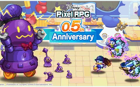 「ディズニー ピクセルRPG」ハーフアニバーサリーイベントが開催！「エンジニア ドナルドダック」「工場長 スクルージ・マクダック」も登場
