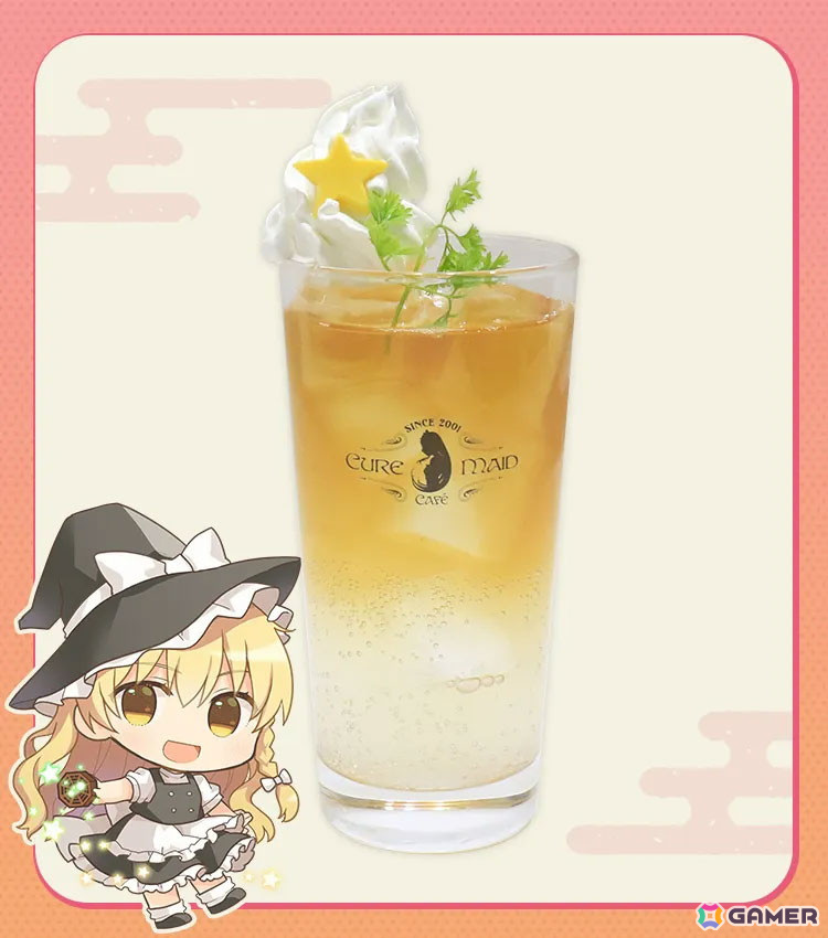 「東方Project×キュアメイドカフェ 博麗神社～春祭り2025カフェ」が4月12日より前期後期の二本立てで開催！前期のコラボフードやドリンク情報もの画像