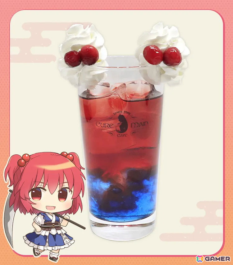 「東方Project×キュアメイドカフェ 博麗神社～春祭り2025カフェ」が4月12日より前期後期の二本立てで開催！前期のコラボフードやドリンク情報もの画像