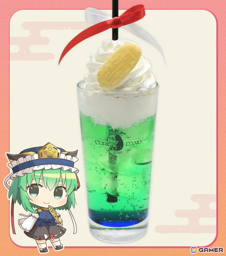 「東方Project×キュアメイドカフェ 博麗神社～春祭り2025カフェ」が4月12日より前期後期の二本立てで開催！前期のコラボフードやドリンク情報もの画像