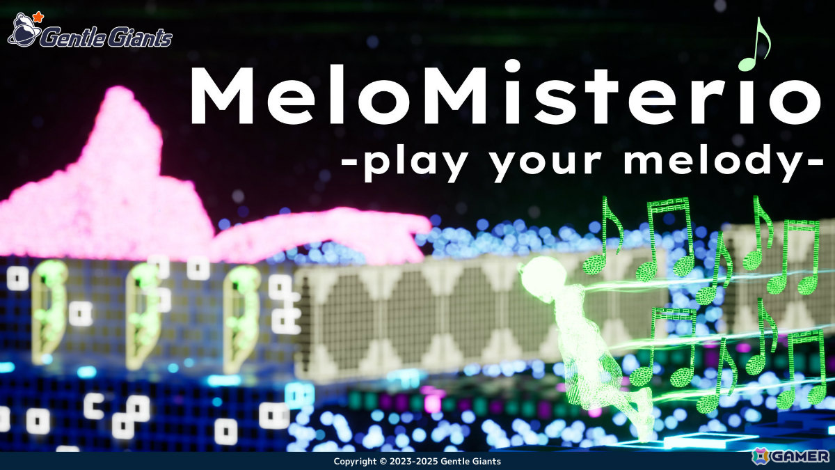 プレイヤーの操作がメロディになる音楽アクション「MeloMisterio -play your melody-」が2026年6月にリリース!の画像