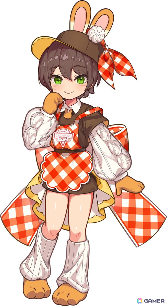 異世界キッチンの作画ルールに合わせてゲーム用に描き下ろしたキャラクター