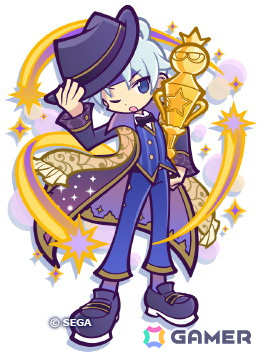 「ぷよクエ」人気投票むらさき属性で1位の「シェゾ」と2位の「ラフィソル」が特別なコスチュームで新登場!の画像