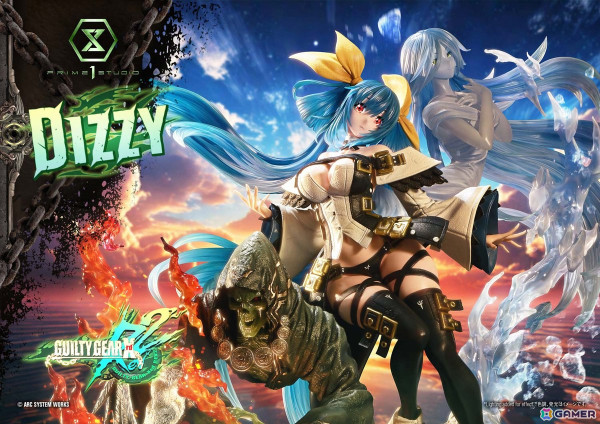 「GUILTY GEAR Xrd REV 2」よりディズィーの1/4スケールスタチューが登場！ボーナス版には“LET'S ROCK”をデザインしたロゴスタンドが付属の画像1