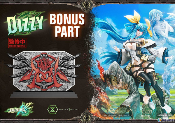 「GUILTY GEAR Xrd REV 2」よりディズィーの1/4スケールスタチューが登場！ボーナス版には“LET'S ROCK”をデザインしたロゴスタンドが付属の画像11