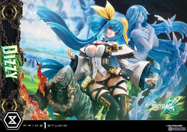 「GUILTY GEAR Xrd REV 2」よりディズィーの1/4スケールスタチューが登場！ボーナス版には“LET'S ROCK”をデザインしたロゴスタンドが付属の画像2