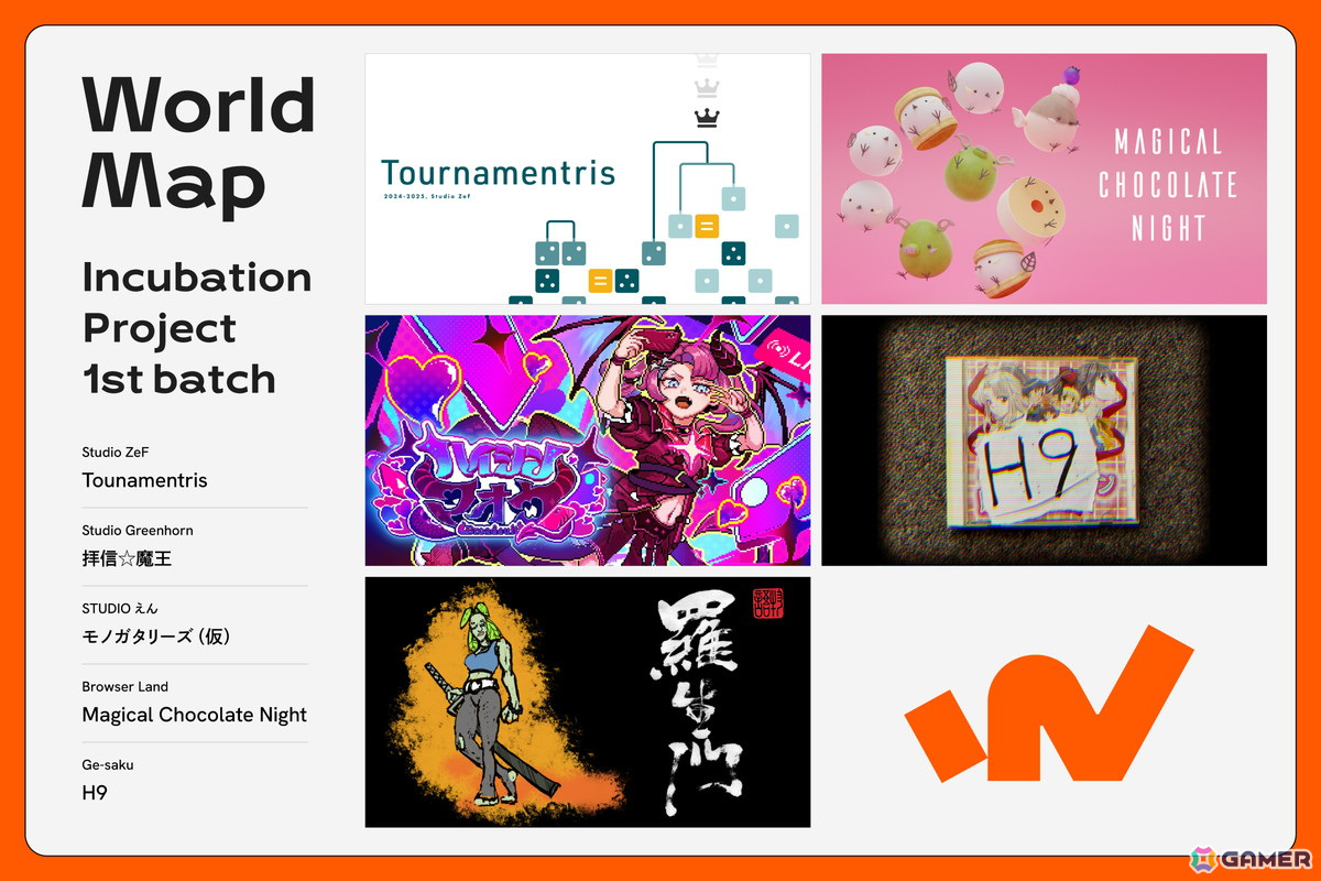 インディーゲームの開発支援プログラム「WorldMap Incubation Project 1st Batch」に採択された5タイトルが発表！の画像