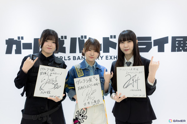 「ガールズバンドクライ展」トゲナシトゲアリより理名さん、夕莉さん、朱李さんが登壇したオープニングセレモニーをレポート！の画像