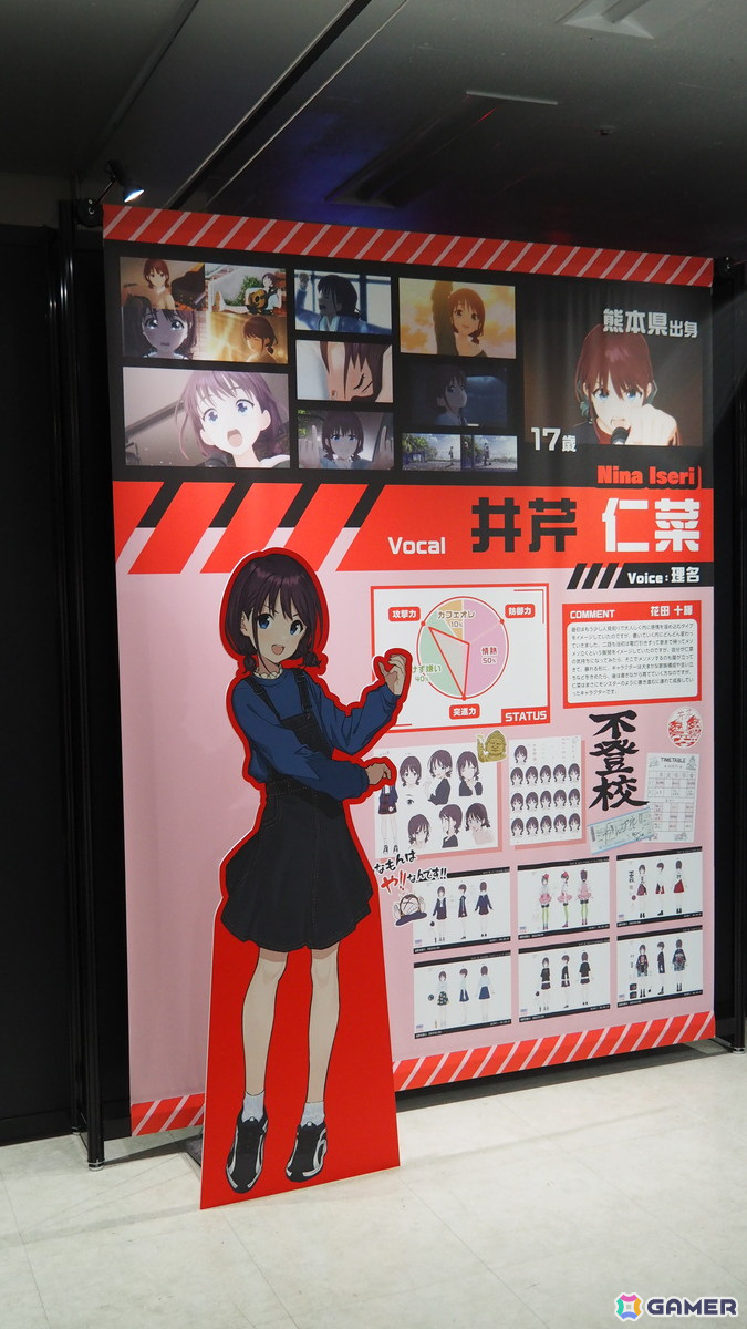 ガールズバンドクライ展」トゲナシトゲアリより理名さん、夕莉 ガールズバンドクライ展」トゲナシトゲアリより理名さん、夕莉