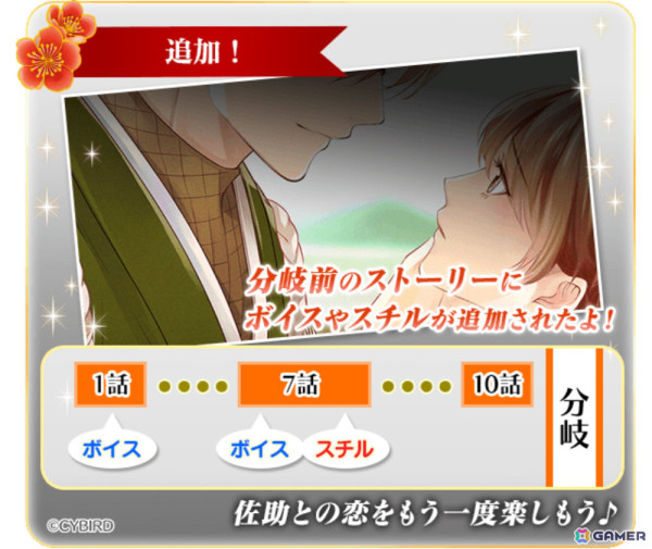 「イケメン戦国◆時をかける恋」猿飛佐助（CV：赤羽根健治）の本編「永遠の恋」ルートが配信！の画像2