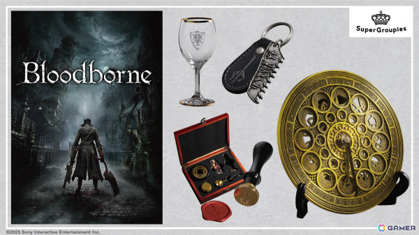「Bloodborne」星見時計を模した置き時計や血の女王へ捧げるワイングラスなどのコラボアイテムがSuperGroupiesより登場！の画像2