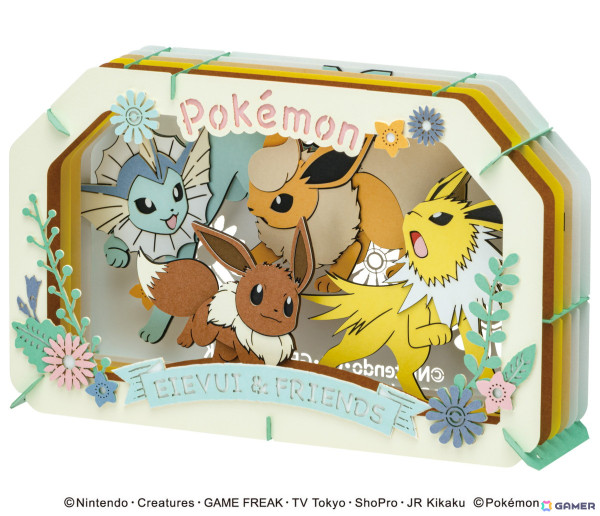 ピカチュウやイーブイらがデザインされたクラフトキット「ペーパーシアター」シリーズ全6種が発売!の画像