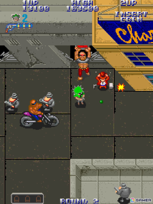 アクションSTG「アーケードアーカイブス クレイジーコップ」が4月10日に配信！スミスとウェソンを操作してギャング「ダグラス一味」を捕まえようの画像
