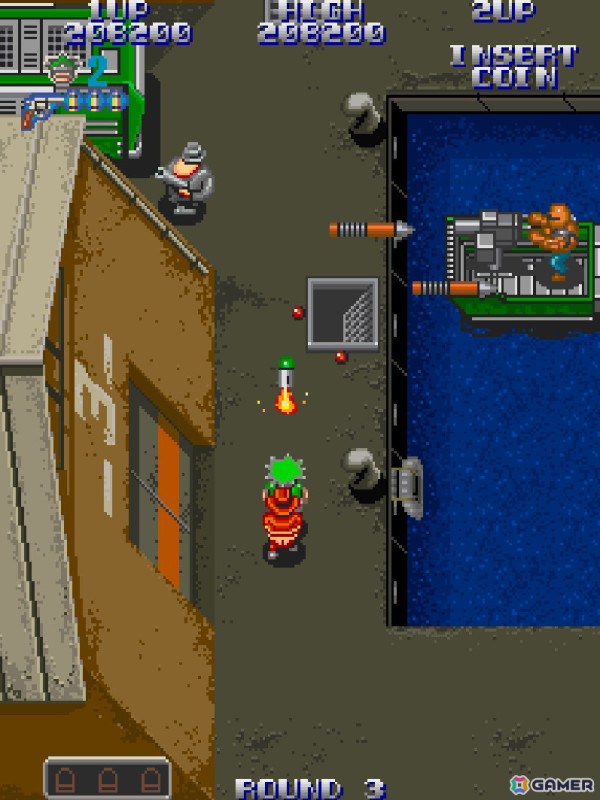 アクションSTG「アーケードアーカイブス クレイジーコップ」が4月10日に配信！スミスとウェソンを操作してギャング「ダグラス一味」を捕まえようの画像