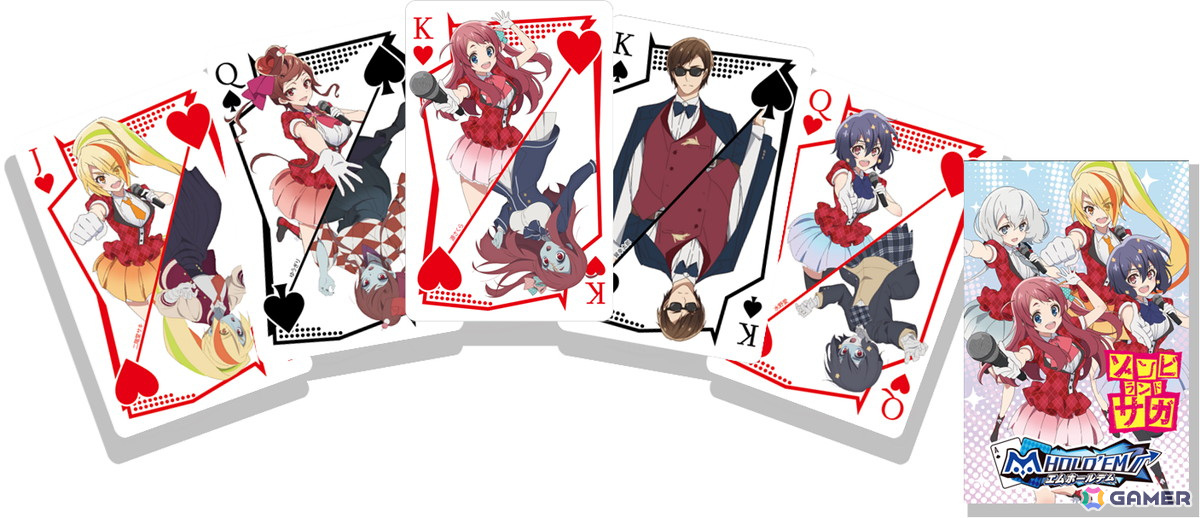 「m HOLD'EM」で「ゾンビランドサガ」とのコラボイベントが4月14日より開催！描き起こし＆フルボイスのスタンプも獲得できるの画像