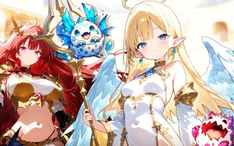 卵割りアクション放置RPG「カリカリドラたま斬り」アプリ版が配信！リリース記念イベントでUR召喚獣やSSR英雄を手に入れよう