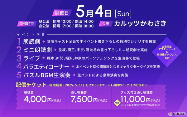 「ブレイクマイケース -1st Anniversary Conference-」のイベントキービジュアルとグッズ情報が解禁！streaming+での配信もの画像2