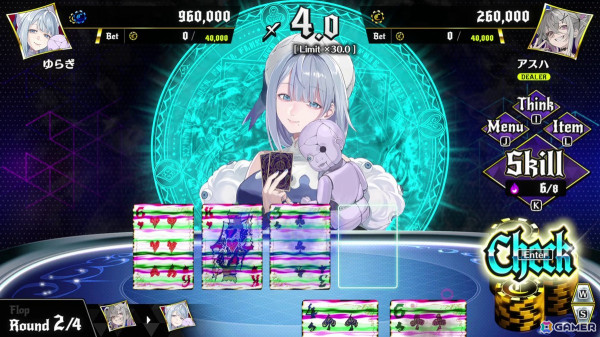 ポーカーバトル推理ADV/RPG「オールインアビス イカサマサバキ」がSteam/Switch/PS5で配信！主題歌＆OPムービーが公開の画像3