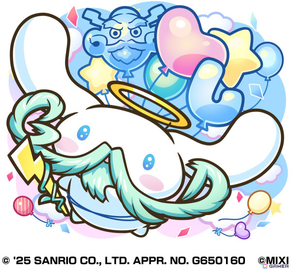 「コトダマン」で「2025年サンリオキャラクター大賞」コラボが本日16時より開催！コラボキャラ「にゅわシナモロール」が登場の画像2