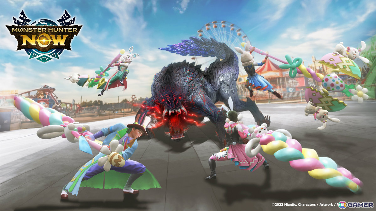 「モンスターハンターNow」オドガロン亜種が登場のイースターイベントが4月14日より開催!楽しいギミック付きの武器やイースター仕様の重ね着もの画像