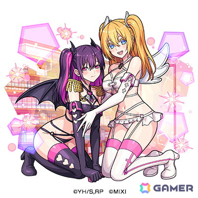 「モンスト」でアニメ「2.5次元の誘惑」との初コラボが4月13日12時より開催！リリエル、ミリエラ、ノキエル、アリエル、アシュフォードがガチャに登場の画像