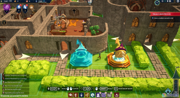 魔法学校運営シム「Wizdom Academy」がSteamにて4月18日に早期アクセス開始！校長先生として学校を管理し一流の魔法使いを育てようの画像14