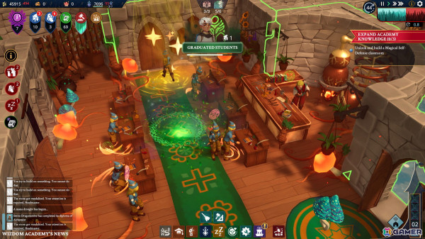 魔法学校運営シム「Wizdom Academy」がSteamにて4月18日に早期アクセス開始！校長先生として学校を管理し一流の魔法使いを育てようの画像
