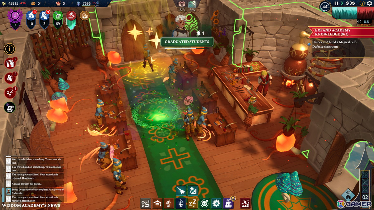 魔法学校運営シム「Wizdom Academy」がSteamにて4月18日に早期アクセス開始！校長先生として学校を管理し一流の魔法使いを育てようの画像5
