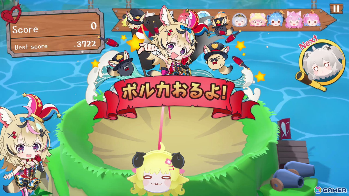 「ホロライブ お宝マウンテン」に尾丸ポルカさんが実況キャラとして登場!DLC「尾丸ポルカの『ぽぽぽぽDLC』」が4月17日に配信の画像
