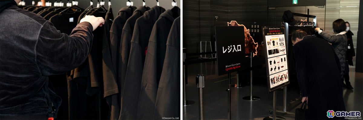 ※サイズ確認用のTシャツサンプル