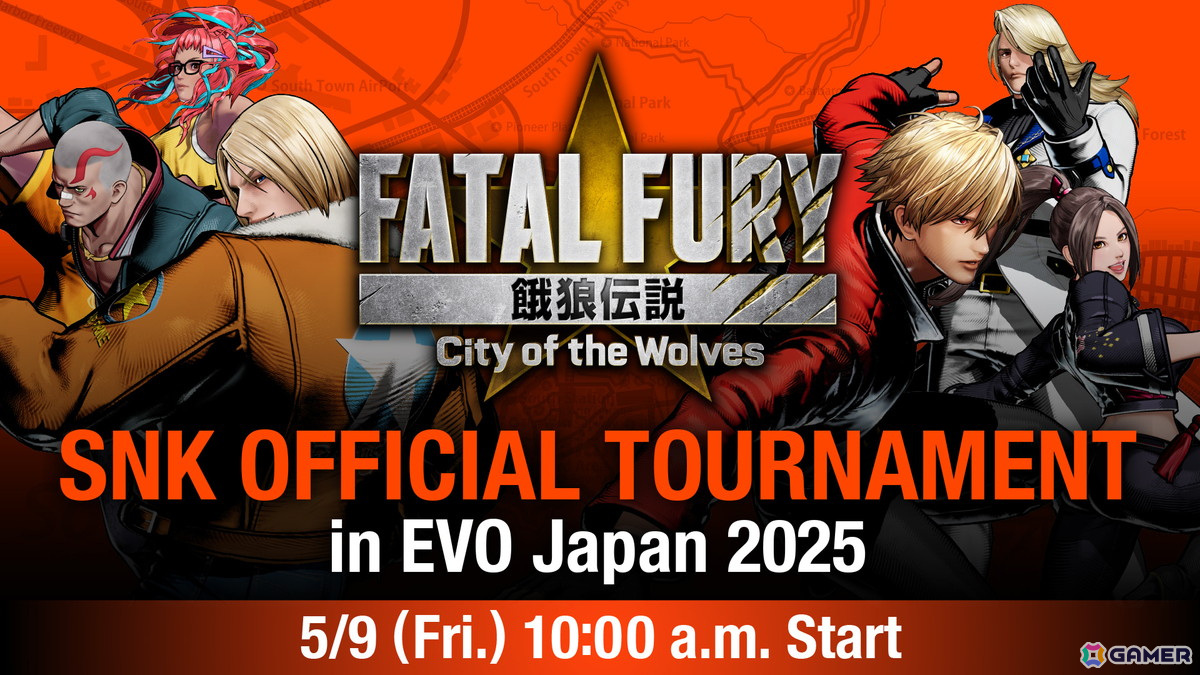 SNKが「EVO Japan 2025」にブースを出展！「餓狼伝説 City of the Wolves」初の公式大会やDLCキャラ「アンディ・ボガード」の先行試遊もの画像